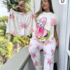 🐭🐰⭐ بيجامات كيوت بطبعات كرتونية